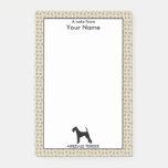 Personalized and Custom Color Airedale Terrier Post-it Notes