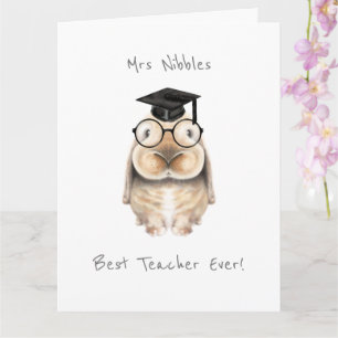 Personalized and Digital Thank You Teacher Card