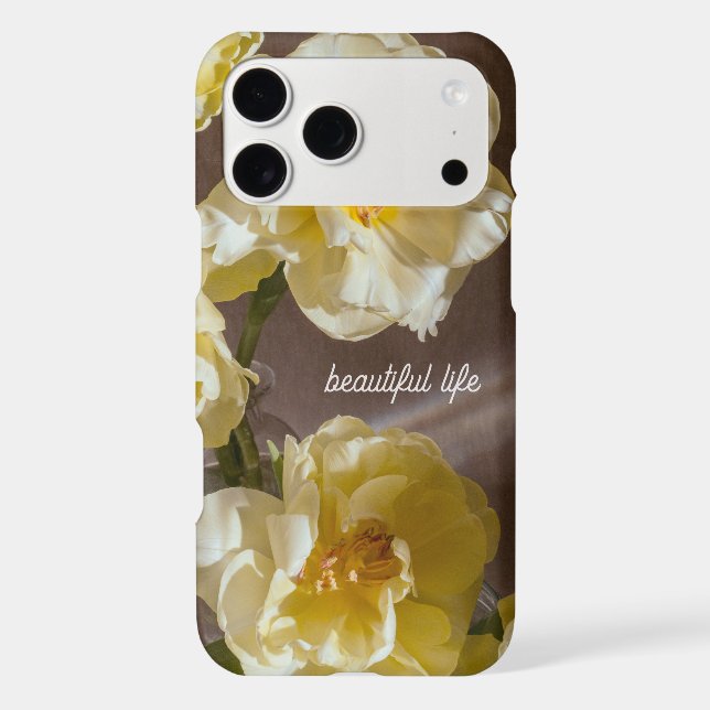 Personalized and elegant floral Case-Mate iPhone case (Back)