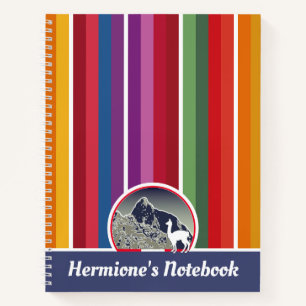 Personalized Andean Mountain Machu Picchu Peru Notebook