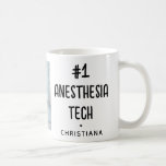 Personalized Anesthesia Tech Photo Coffee Mug