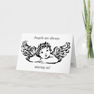Personalized Angel Note Card