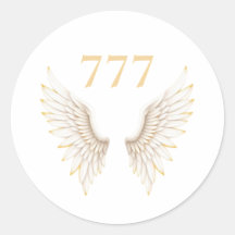 Personalized Angel Number with Elegant Wings