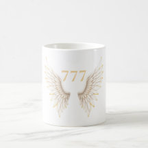 Personalized Angel Number with Elegant Wings