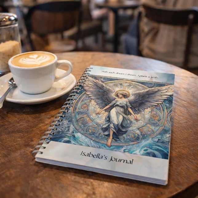 Personalized Angel Wings Journal Notebook (Creator Uploaded)