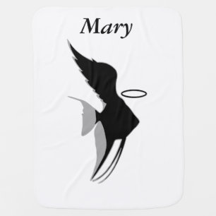 Personalized Angelfish Baby Blanket