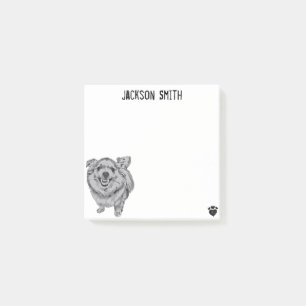 Personalized Angry Dog Post-it Notes