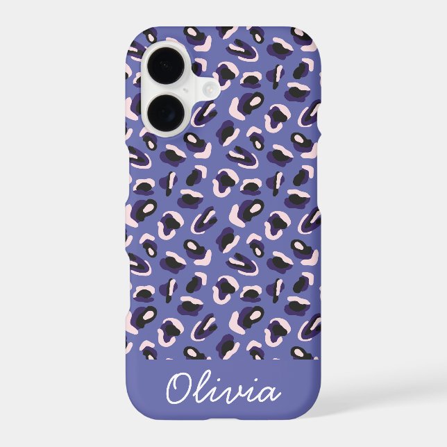 Personalized Animal Print Case-Mate iPho iPhone Case (Back)