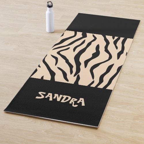 Personalized Animal Print Exercise Yoga Mat