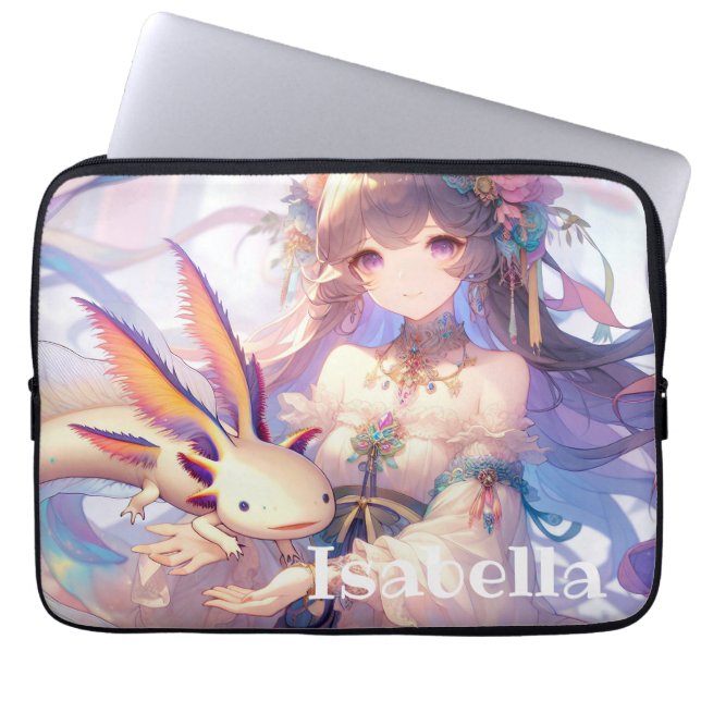 Personalized Anime Girls  Laptop Sleeve (Front)