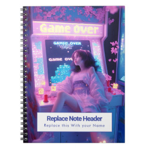 Personalized Anime Themed Notebook