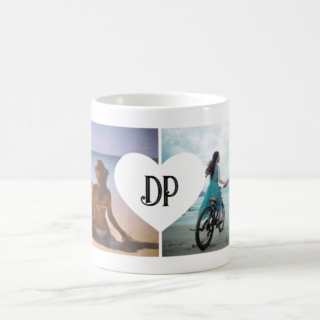 Personalized Anniversary Gift with Initials | DP7 Coffee Mug (Center)