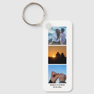 Personalized Anniversary Gifts - Custom Couple Keychain