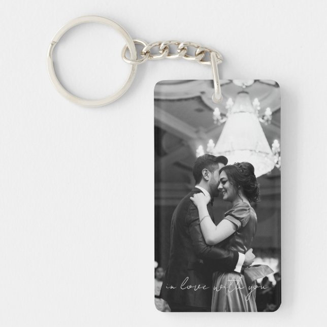 Personalized Anniversary Gifts For Her Keychain (Front)