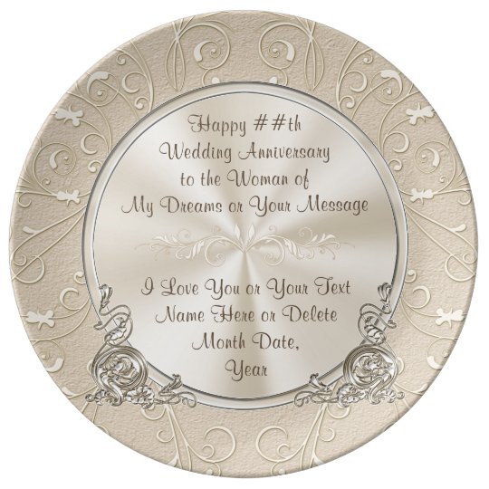 Personalized Anniversary Gifts For Her
 Personalized Anniversary Gifts for Her Message Dinner