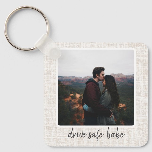 Personalized Anniversary Gifts For Him Keychain (Front)