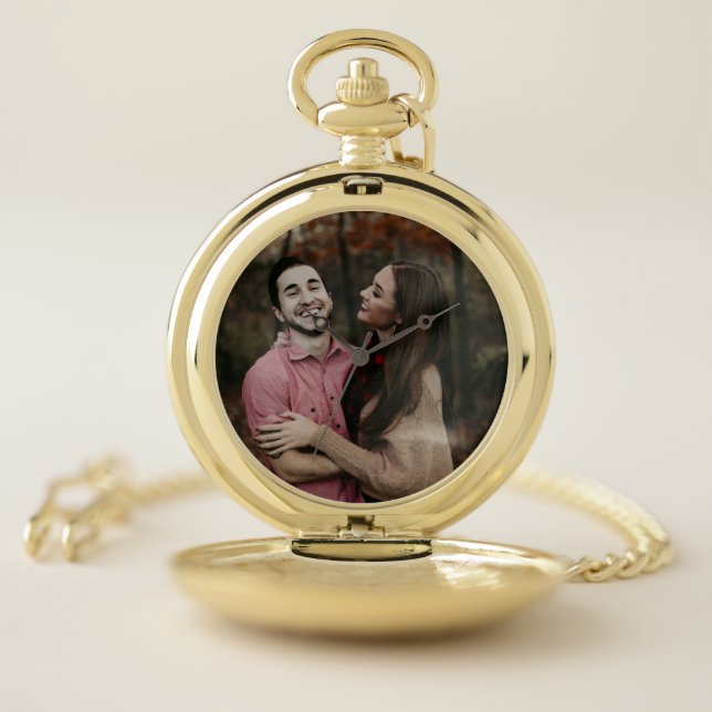 Personalized Anniversary Gifts For Him Pocket Watch (Inside)