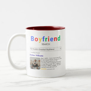 Personalized Anniversary Gifts For Him Two-Tone Coffee Mug