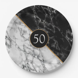 Personalized Anniversary or Birthday Paper Plates