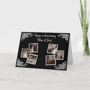 Personalized Anniversary Photo Card