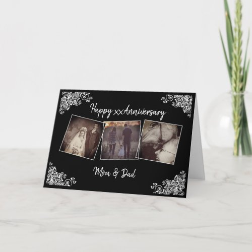 Personalized Anniversary Photo Card