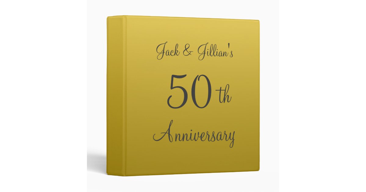 Personalized Anniversary Scrapbook Binder Zazzle