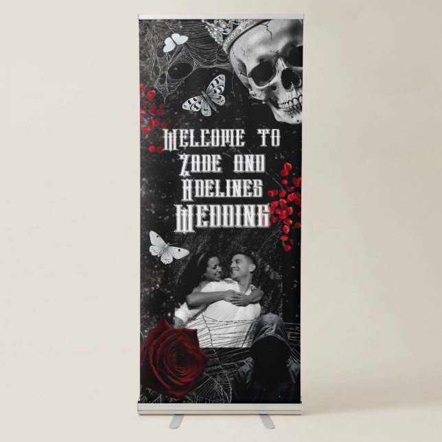 Personalized Announcement Banner Haunting Adeline  (Front)