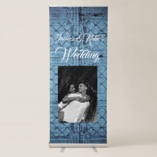 Personalized Announcement Banner Rustic Tin Panel