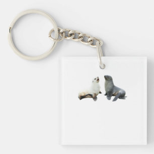 Personalized Antarctic Backpack Tag Keychain
