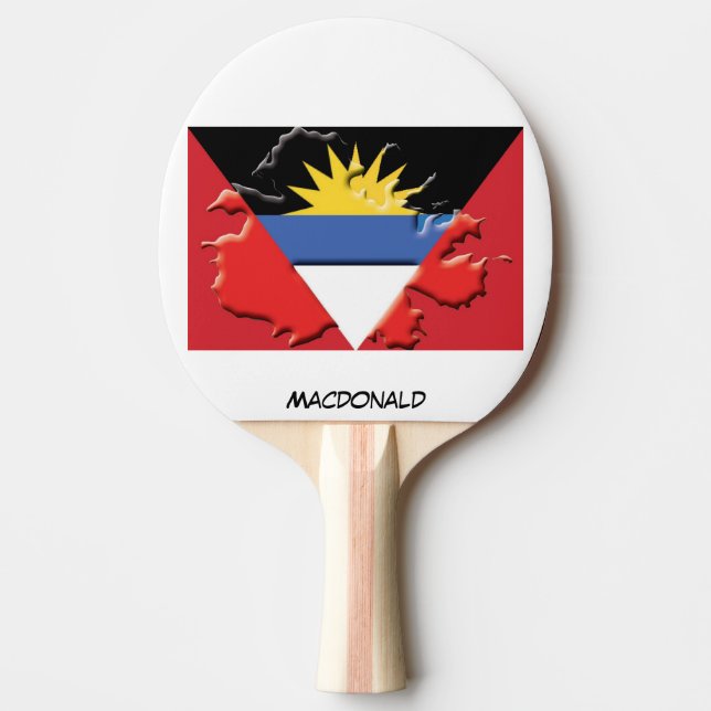 Personalized ANTIGUA Ping Pong Paddle (Front)