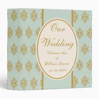 Personalized Antique Lace Wedding Scrapbook