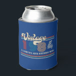 Personalized Any Age Vintage Custom Photo Birthday Can Cooler<br><div class="desc">Add a touch of classic nostalgia to your birthday party with our Personalized Any Age Vintage Custom Photo Can Cooler! Whether you're celebrating a milestone like a 70th, 80th, or 90th birthday, or hitting the milestones of 21st, 30th, 40th, 50th, or 60th, our can cooler is the perfect party favor....</div>