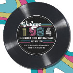 Personalized Any Age Vintage Custom Photo Birthday Invitation<br><div class="desc">Step back in time and join us for a celebration like no other with our Personalized Any Age Vintage Custom Photo Birthday Invitation! Embrace the nostalgia of yesteryears with our retro-themed party invitation, designed to transport your guests to a bygone era. Perfect for any milestone birthday celebration, whether it's a...</div>