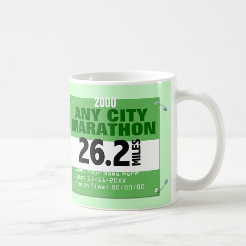 Personalized Any City Marathon 262 Miles Race Coffee Mug
