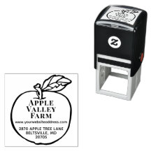 Personalized Apple Growers Orchard Return Address