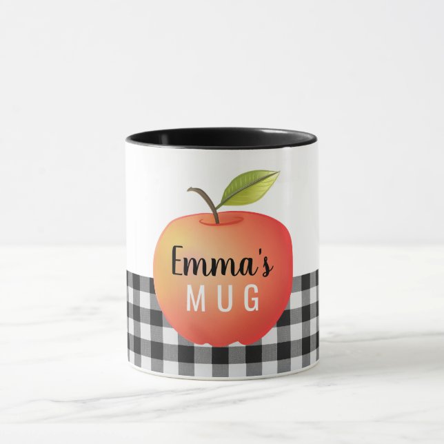 Personalized Apple Mug (Center)