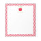 Personalized Apple Teacher Notepad, Red