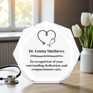 Personalized Appreciation For Doctor Acrylic Award