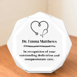 Personalized Appreciation For Doctor Acrylic Award<br><div class="desc">Give your doctor the recognition they deserve with our Personalized Appreciation For Doctor Acrylic Award. This beautifully designed award can be customized with their name,  making it a truly special gesture of appreciation.</div>