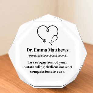 Personalized Appreciation For Doctor Acrylic Award