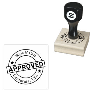 Personalized Approved By You Office Review Rubber Stamp