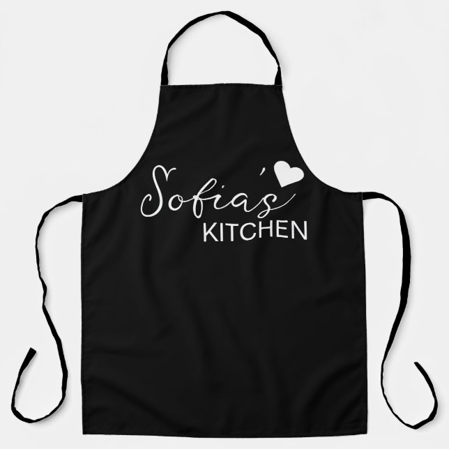 Personalized Apron, Custom Name Apron, Personalize Apron (Front)