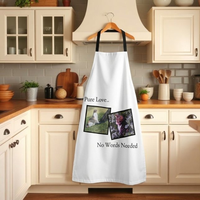 Personalized Apron for Animal Lovers (Fully customizable apron with photos for pet lovers)