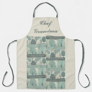 Personalized Apron - Multilingual Bible Verse