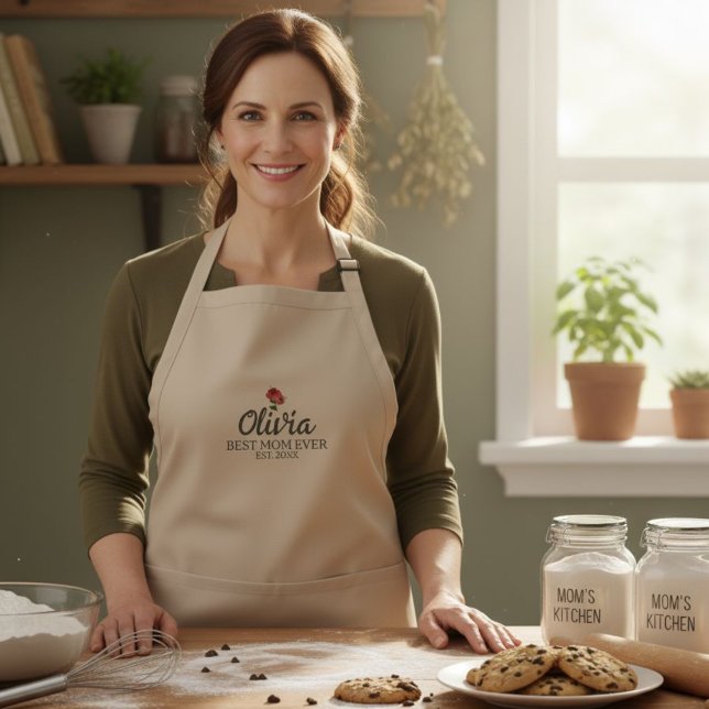 Personalized apron Oven apron Gift for mom baker  (Creator Uploaded)