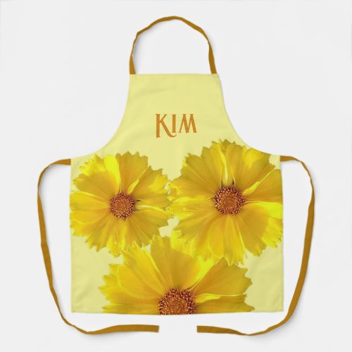 Personalized Apron the Wildflowers Collection Apron