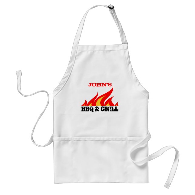 Personalized apron with custom name (Front)