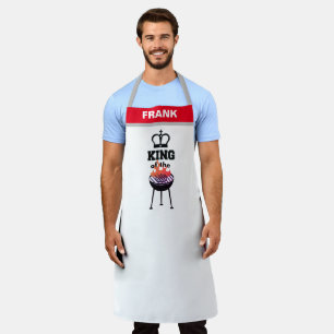 Personalized Aprons, Personalized King of Grill Apron