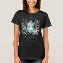 Personalized Aquamarine Birthstone Shirt