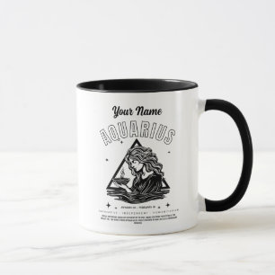 Personalized Aquarius Coffee Mug